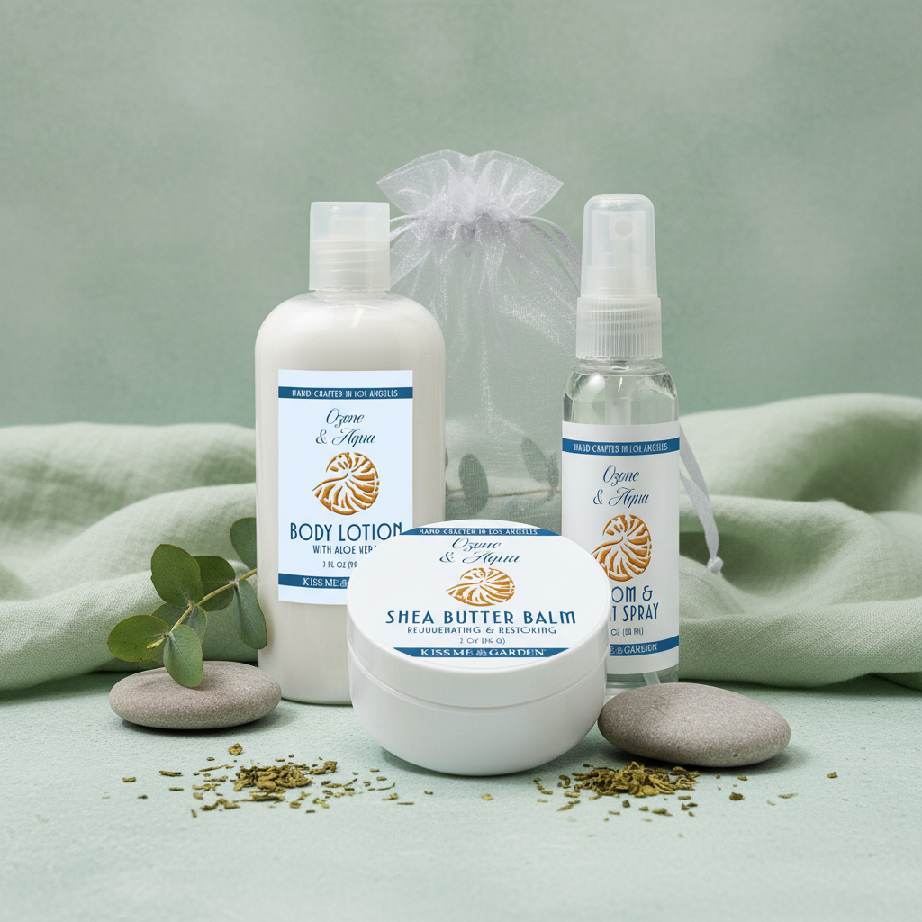 Ozone & Aqua 3 Piece Gift Set – Kiss Me in the Garden